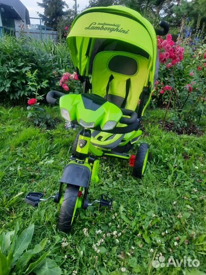 Велосипед детский трехколесный lamborghini