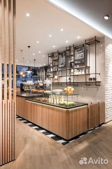 Островок кофе с собой, Мебель для бизнеса