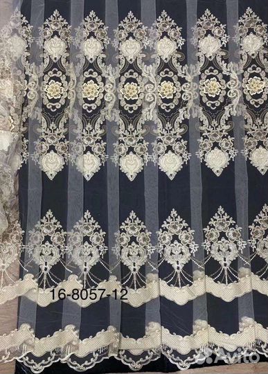 Тюль Новый со стразами