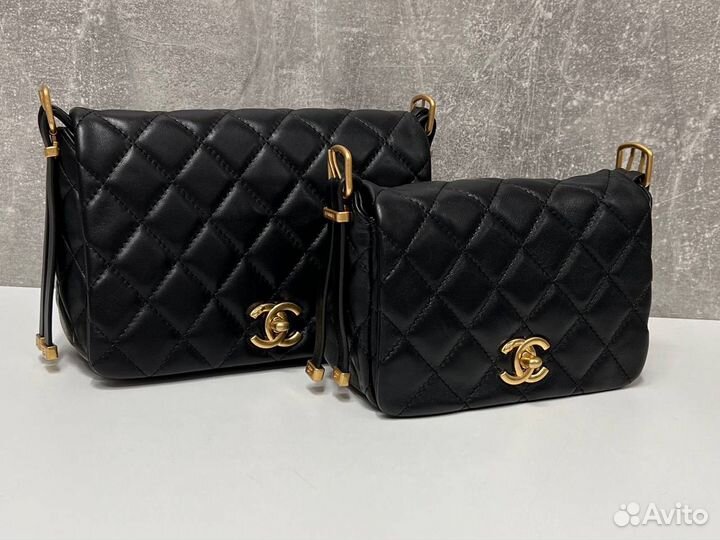 Сумка chanel натуральная кожа lux