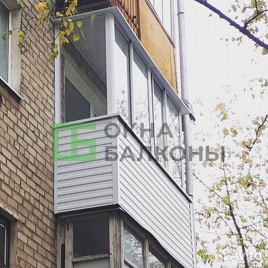 Остекление балконов. Окна пвх