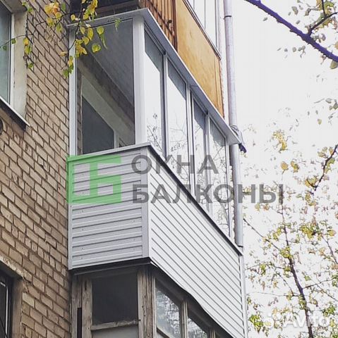 Остекление балконов. Окна пвх