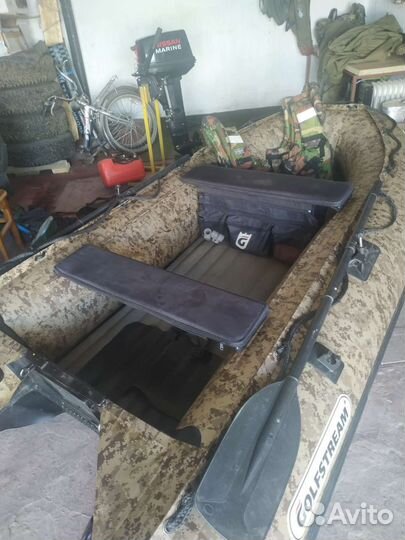 Мотор Nissan Marine 9.8 и лодка Golfstream 330