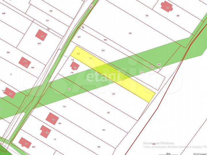 Участок 11,4 сот. (личное подсобное хозяйство (лпх))