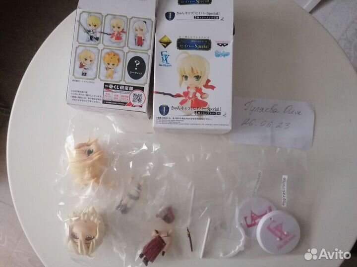 Оригинальные фигурки по fate go