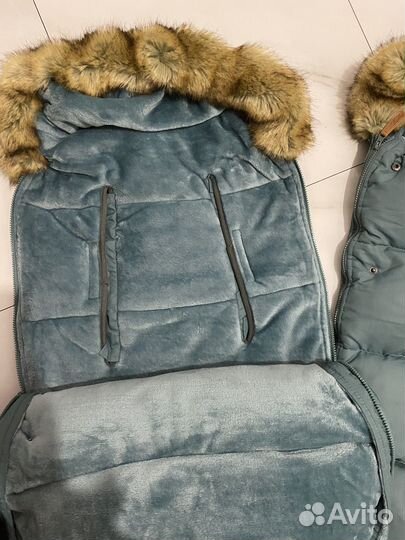 Зимний конверт в прогулочную коляску