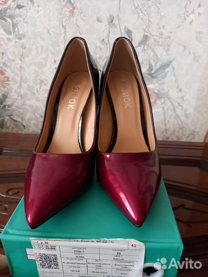 Женские лакированные туфли slmok