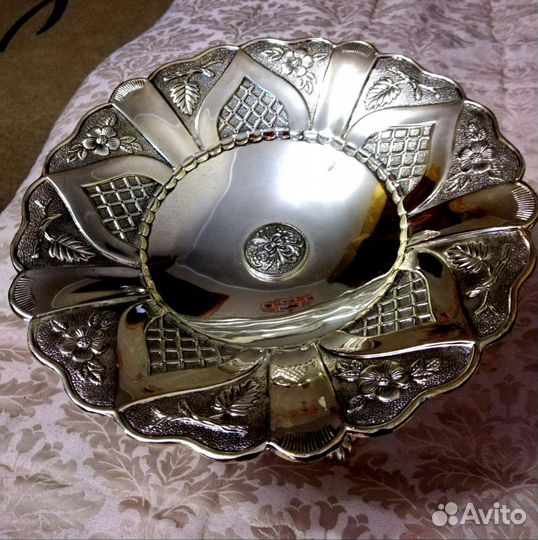 Ваза мельхеор