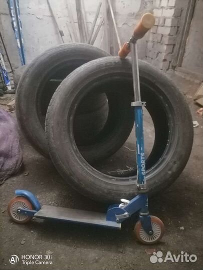 Самокат детский двухколесный бу