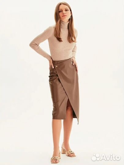 Кожаная юбка