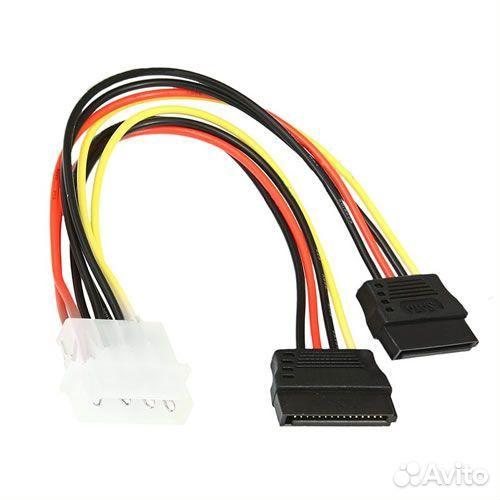 Кабель питания (переходник) Molex) 2xsata