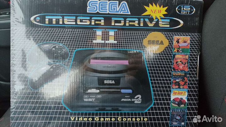 Sega mega drive 2 с играми