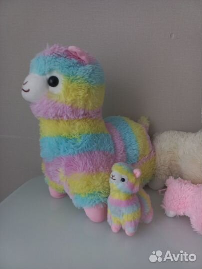 Мягкая игрушка альпака Lilko