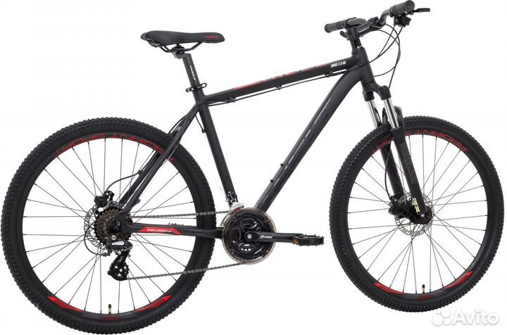 Велосипед welt Ridge 2.0 HD 27 (2023) Matt Black S