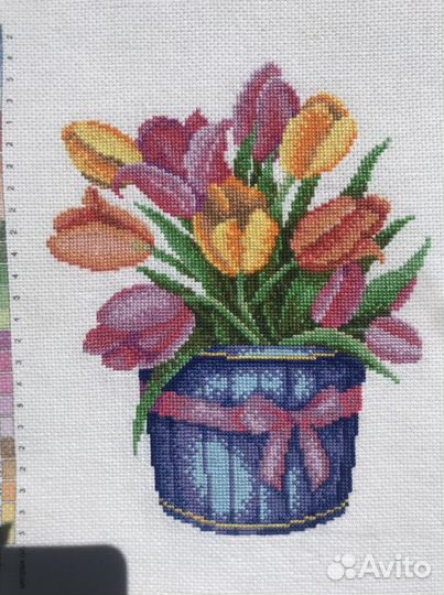 Картина вышитая крестиком