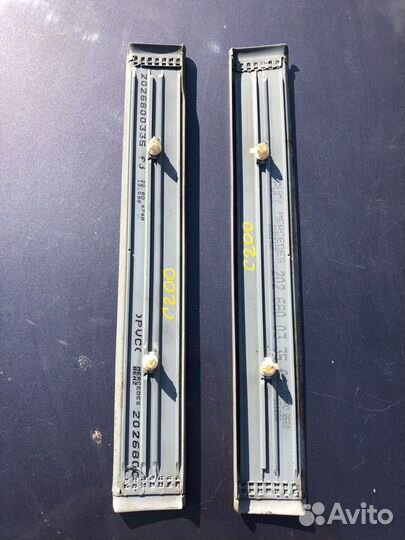 Накладки на порог Мерседес W202 внутренние