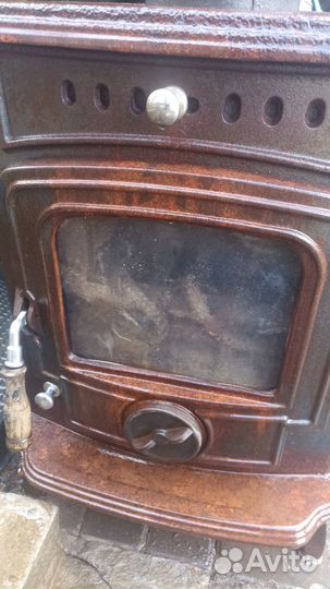 Чугунная печь камин бу