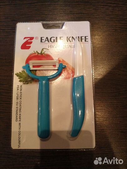 Набор нож+овощечистка(керамические)