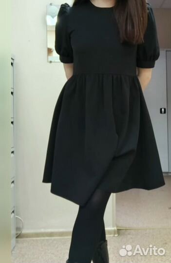 Вечернее черное платье