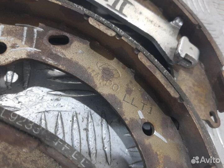 Колодки тормозные задние Hyundai Solaris HCR