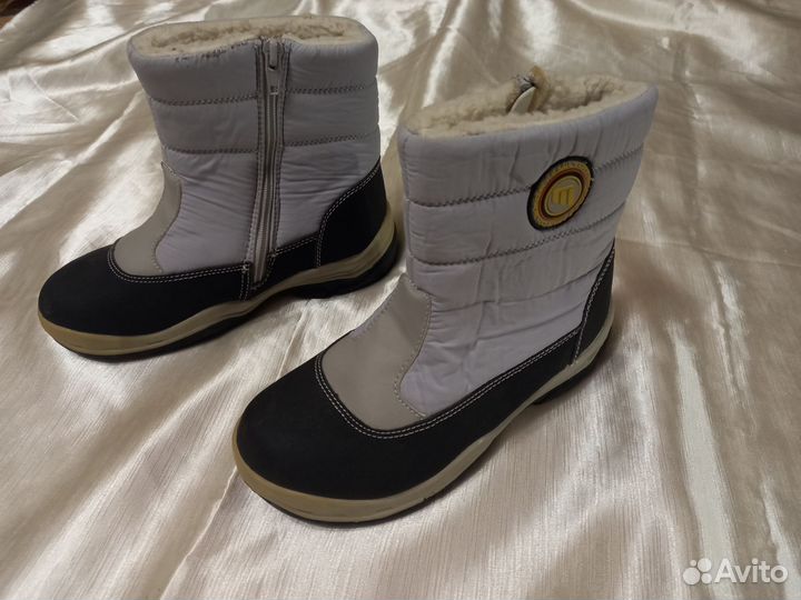 Сапоги дутики нов,зимн,на овчинке, 21,5 см стопа