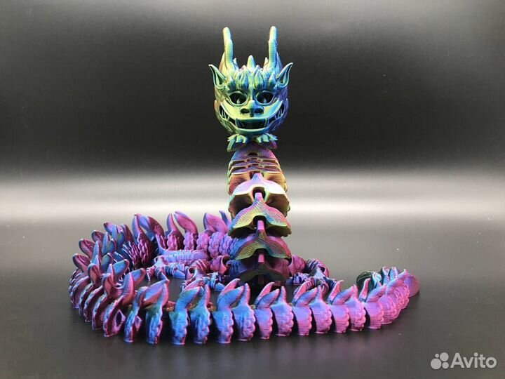 Императорский дракон, подвижная игрушка, 69см