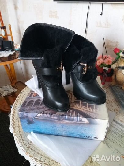 Ботильоны натуральная кожа