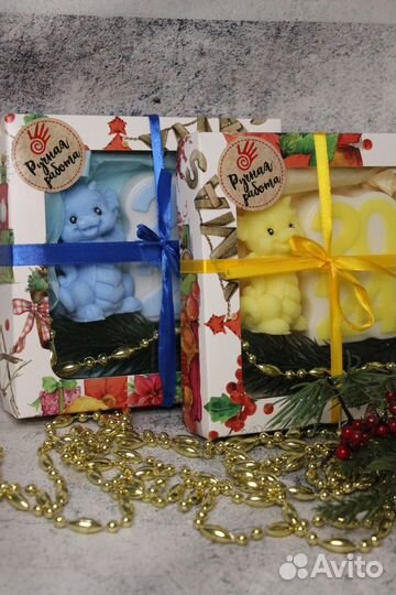 Новогодние мыльные наборы