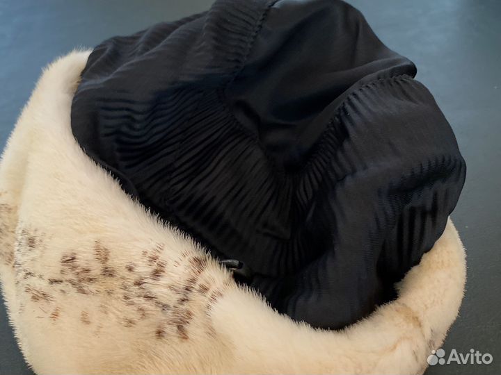 Берет норковый новый