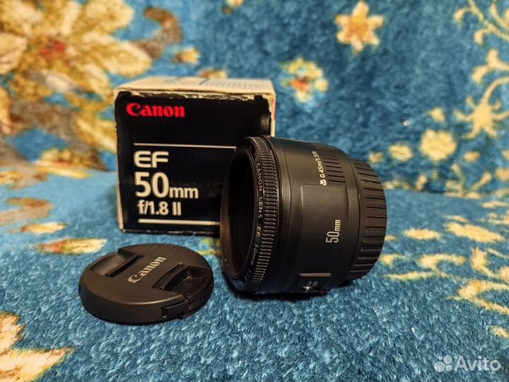 Портретный объектив canon 50мм f 1.8