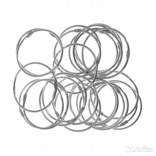 Кольца для альбомов разъемные большие 63 мм, 2 шт