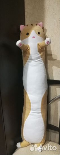 Мягкая игрушка-подушка кот Батон 100 см