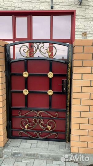 Ворота кованые