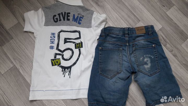 Шорты+поло детские р.116