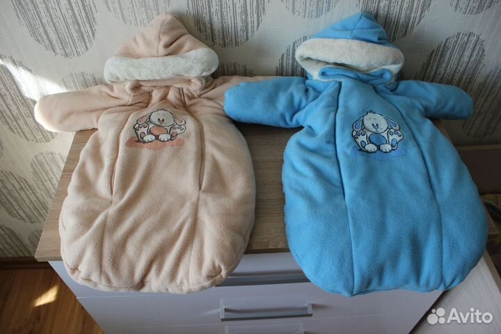 Комбинезон -конверт с шапочкой осенний