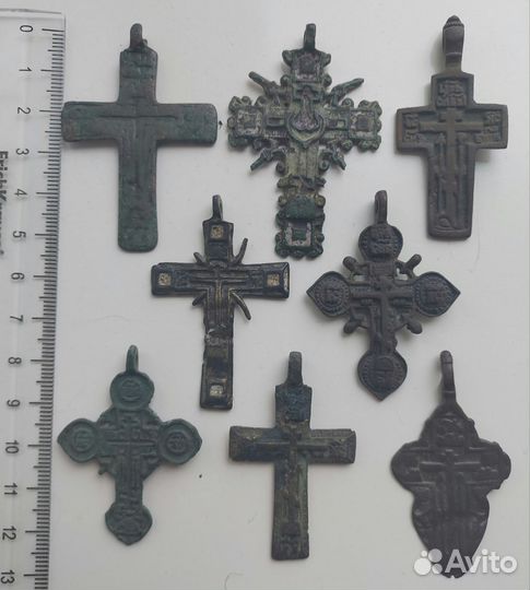 Старинные крестики от 16 до 19 века