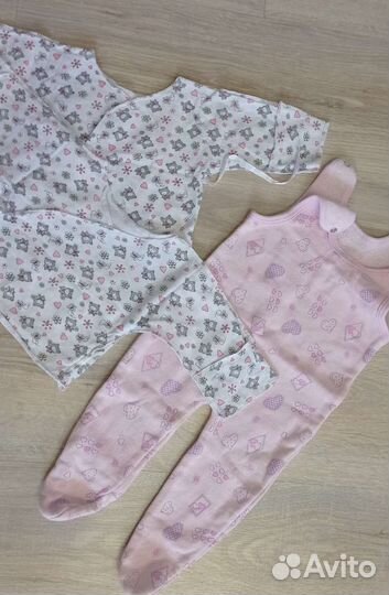 Вещи детские 0-6 месяцев
