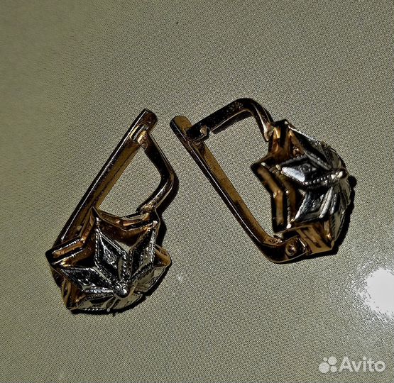 Золотые серьги