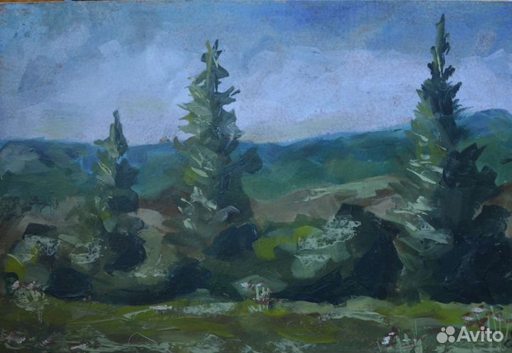Картина маслом пейзаж
