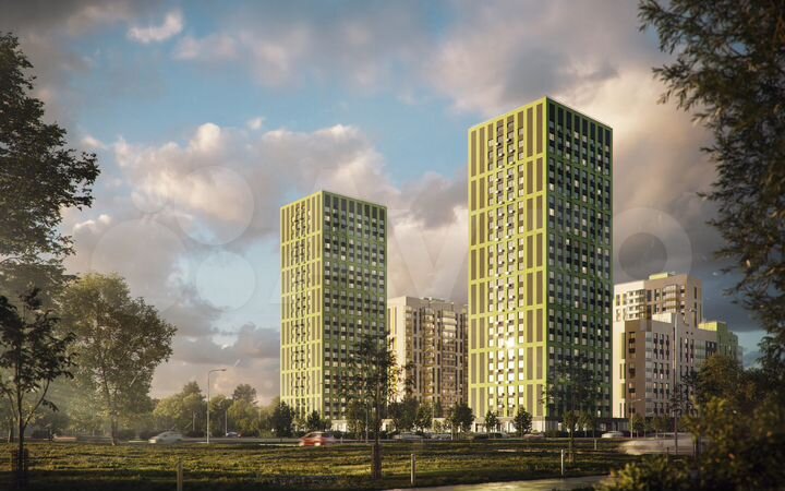 1-к. квартира, 36 м², 24/25 эт.