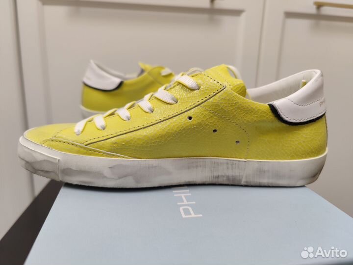 Желтые кеды Philippe Model Sneakers