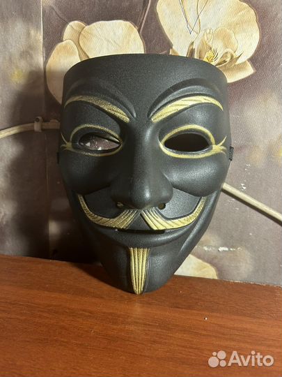 Маска Anonymous чёрная
