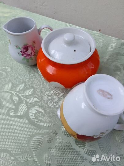 Фаянс, фарфор, фужеры