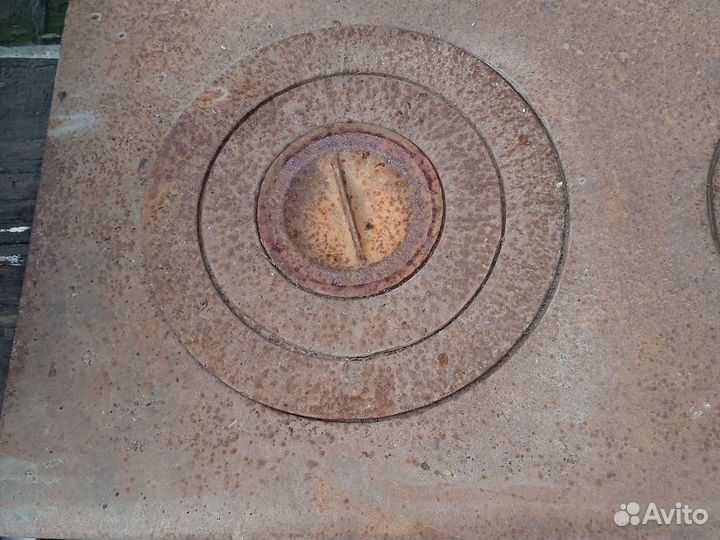 Старинная печная плита