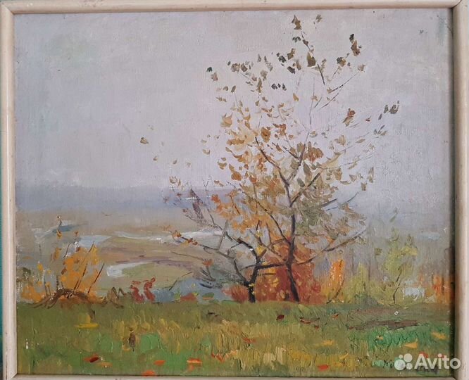 Картина. Осенний пейзаж. Холст. Масло