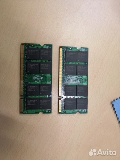 Модуль памяти gddr2-667 PC2-5300 2x1GB