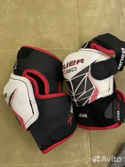 Налокотники хоккейные bauer sr