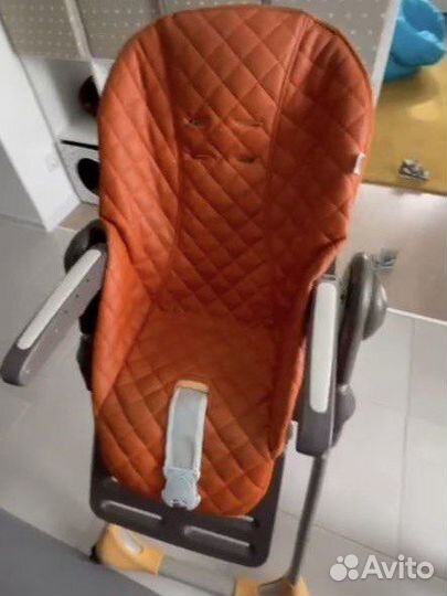 Стульчик высокий Chicco Polly 2в1 wood friends