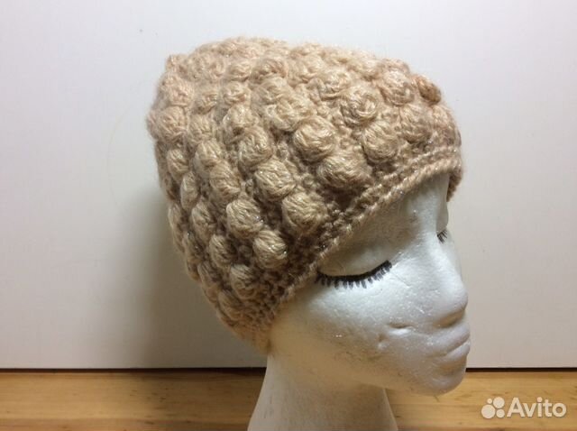 Очень красивая шапочка с люрексом, 54-57, арт 227