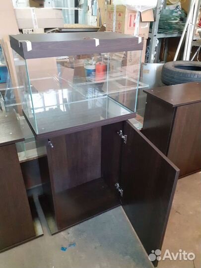 Аквариумы новые с подставкой 75 литров